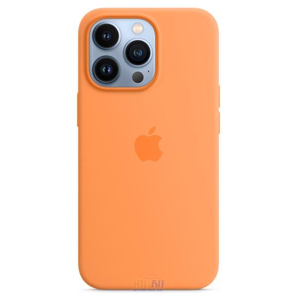 iPhone 13 Pro Silicone Case with MagSafe Marigold
