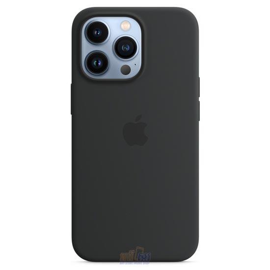 iPhone 13 Pro Silicone Case with MagSafe Midnight