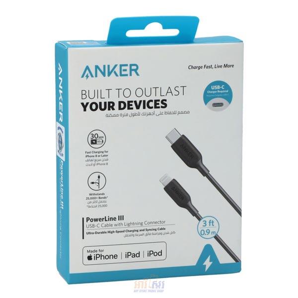 Anker Powerline III Lightning Cable 3ft