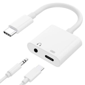 USB-C to 3.5mm and USB-C Adapter