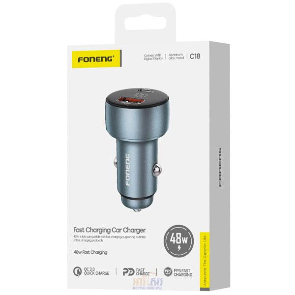 FONENG C18 Fast Charging Car Charger 48W