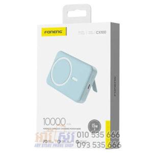 FONENG CX100 10000mAh Magnetic Wireless Powerbank