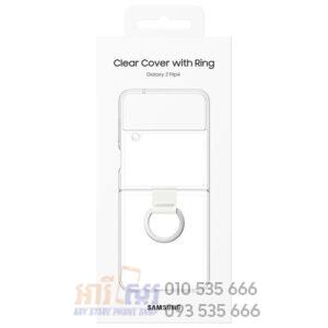 Samsung Galaxy Z Flip4 Clear Cover with Ring