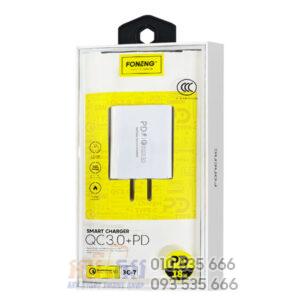FONENG 3C-7 Smart Charger Kit QC-3.0 PD Charger