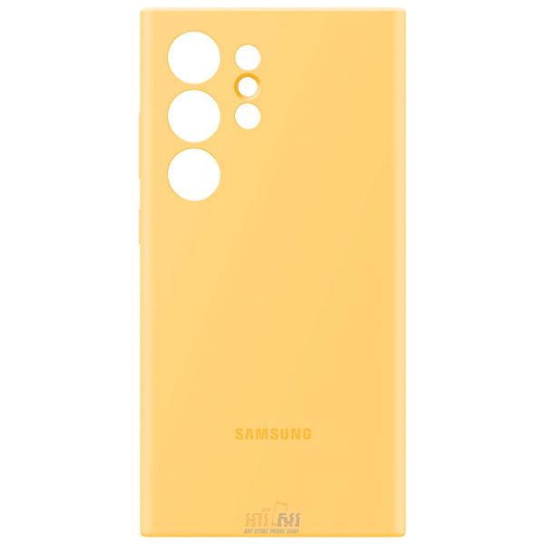 Galaxy S24 Ultra Silicone Case Yellow