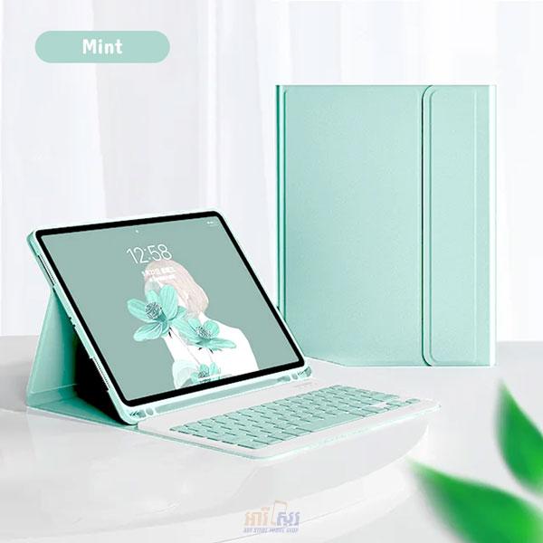 Smart Cover With Pen Slot Magnet Wireless Keyboard Mint