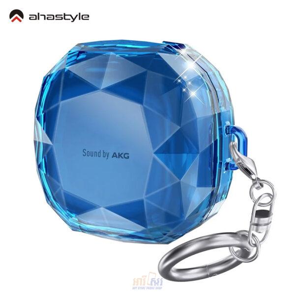 AHASTYLE Protective Case Diamond Texture Hard PC Anti drop Cover Blue
