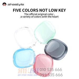 AHASTYLE Full Cover TPU Transparent Case for AirPods Max