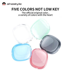 AHASTYLE Full Cover TPU Transparent Case for AirPods Max