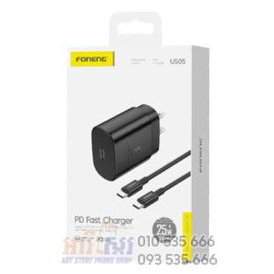 FONENG US05 Fast Charger Kit PD 25W