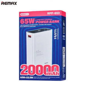 REMAX RPP-653 20000MAH 65W+22.5W Super Fast Charging Powerbank