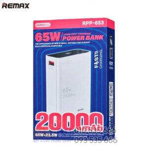 REMAX RPP-653 20000MAH 65W+22.5W Super Fast Charging Powerbank