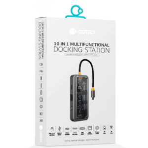 COTECi USB C HUB 10 in 1 Docking Station