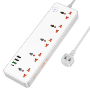 HOCO Multifunctional Safety Socket USB-C 30W Power strip AC14