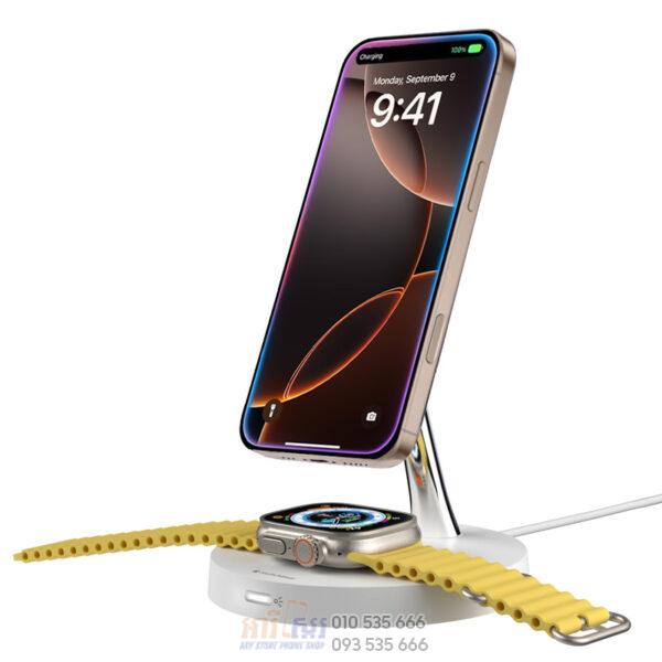 SwitchEasy Mag Power 2 in 1 Magnetic Wireless Charging Stand 1