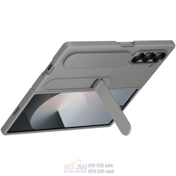 Galaxy Z Fold6 Silicone Case Gray 1 1