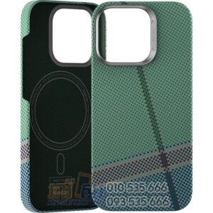 Benks PassionGreen ArmorAir Case built with Kevlar for 16 Pro Max
