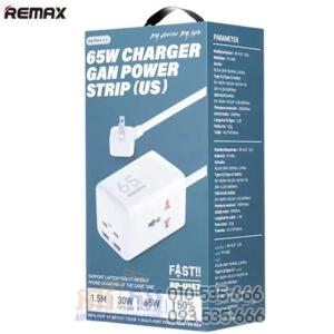 Remax RP-U157 65W Gan Power Strip (US) Dual-Port AC Socket