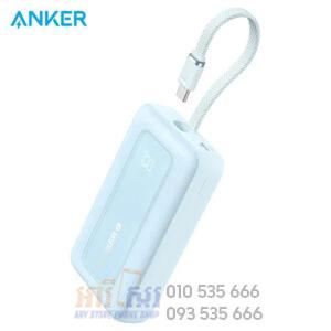 Anker Zolo Powerbank 20000mAh 30W Power Bank Portable Charger with Built-in USB C Cable