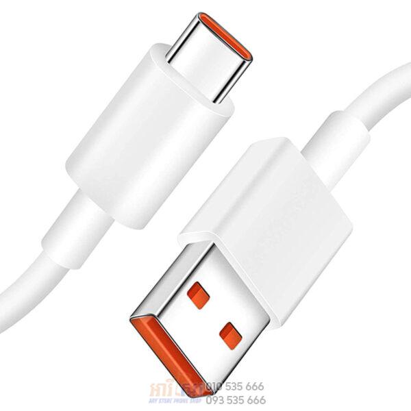 Xiaomi 6A HyperCharge Cable USB-A to USB-C 1m - Image 2