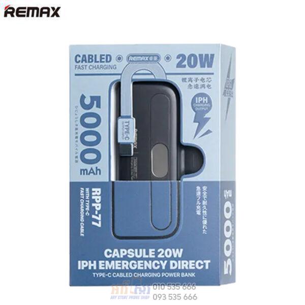 REMAX RPP-77 20W Fast Charging 5000mAh Powerbank