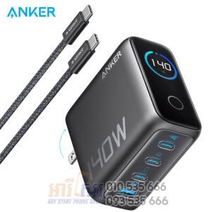 Anker Charger 140W, 4-Port Foldable PD 3.1 USB-C GaN Charger