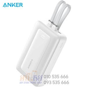 Anker Power Bank 20000mAh 30W Built-in USB-C+Lightning Cable