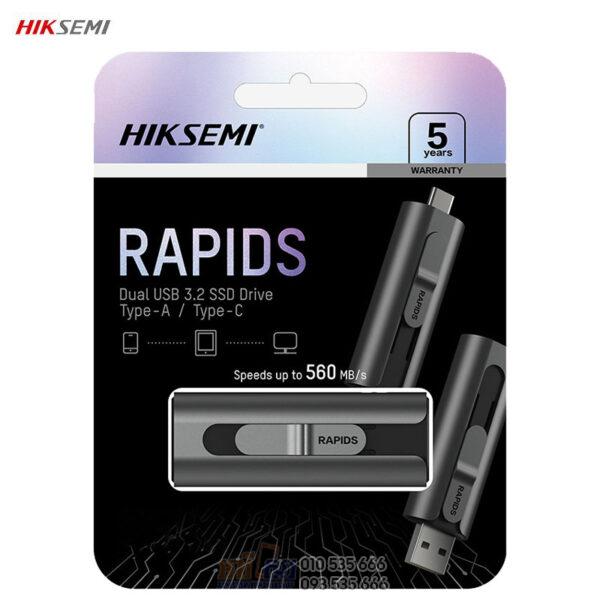 HIKSEMI 128GB Rapids Dual USB 3.2 SSD Drive - Image 4