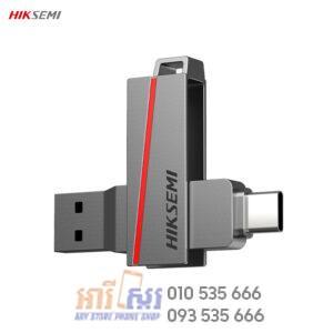 HIKSEMI 128GB USB 3.2 Dual Slim USB Flash Drive (Up to 130MB/s)