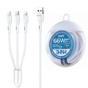 REMAX-RC-120 66W 3 In 1 Fast Charging Data Cable
