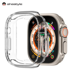 AHASTYLE PC Hard Shell Case for Apple Watch Ultra 49mm - Clear