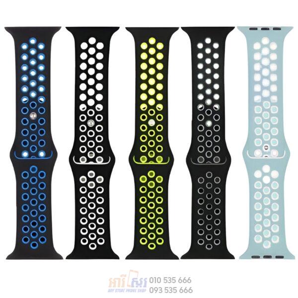 Universal Sport Silicone Watch Strap Breathable for Apple Watch