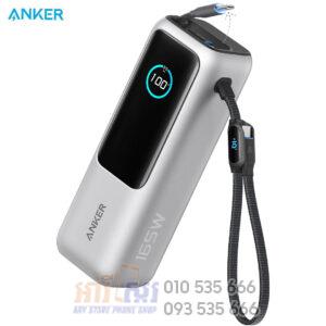 Anker Laptop Power Bank (25K, 165W, Built-In and Retractable Cables)