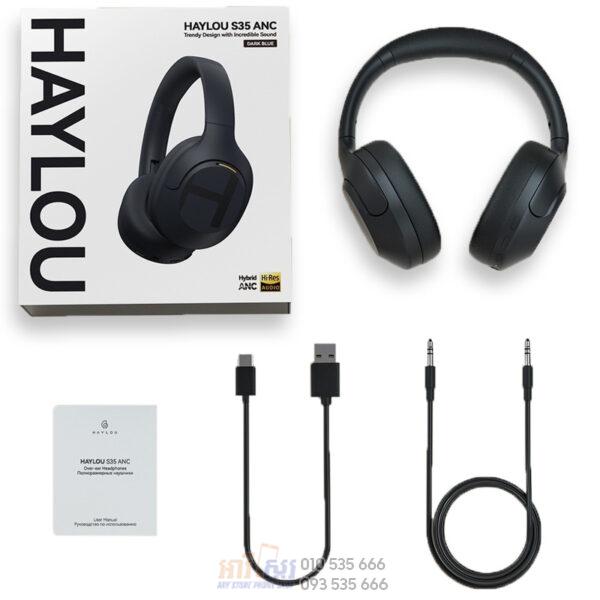 HAYLOU S35 Hybrid Active Noise Cancelling Headphones - Image 2