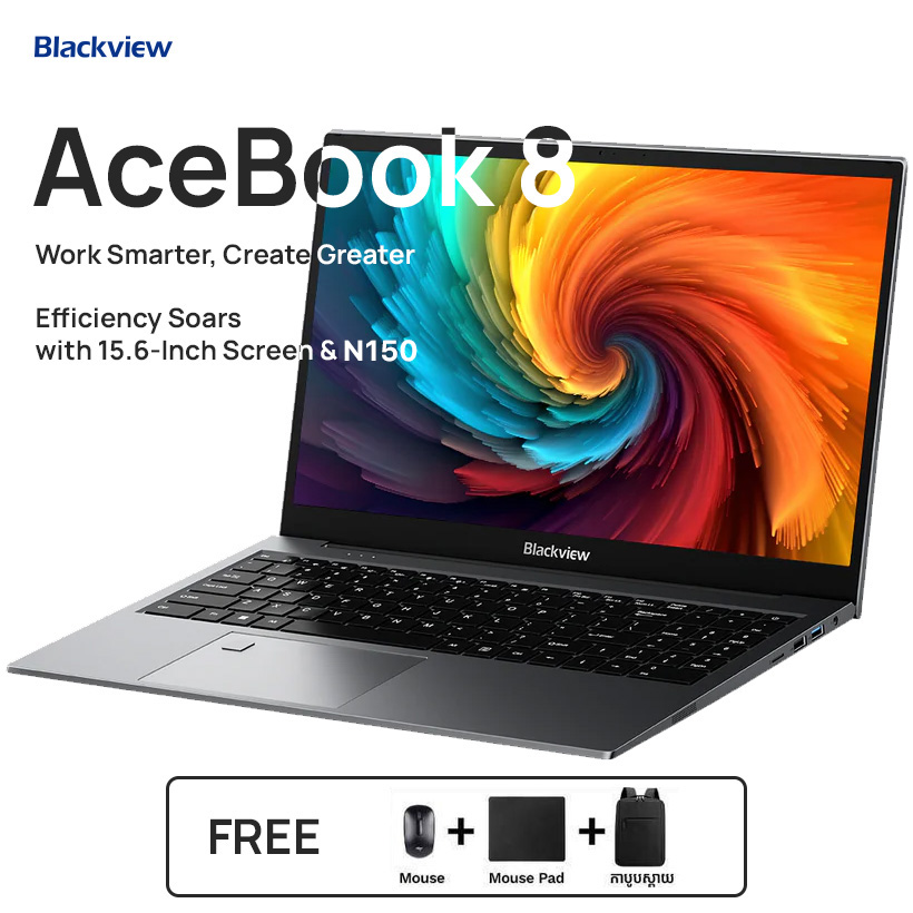Blackview AceBook 8 512GB|16GB N150 15.6inch (NEW UPGRADE CPU