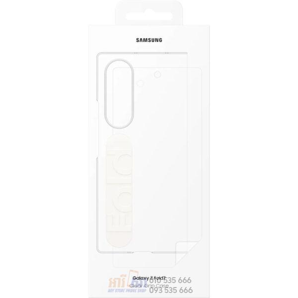 Original Galaxy Z Fold7 Clear Grip Case, Transparent - Image 3