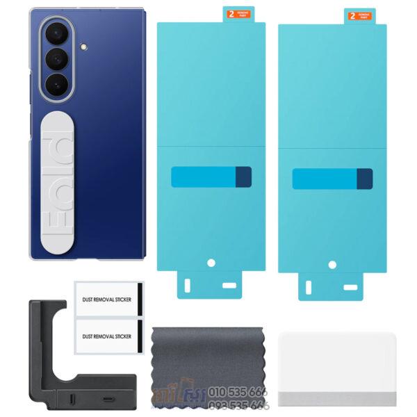 Original Galaxy Z Fold7 Clear Grip Case, Transparent - Image 4