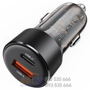 ACEFAST B12 60W USB-A+Type-C Car Charger