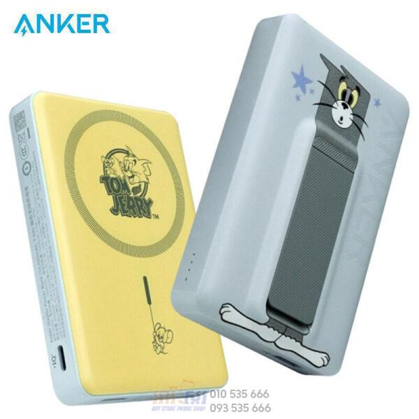 Anker MagGo 10000mAh Magnetic Wireless Power Bank with Foldable Stand – Tom and Jerry