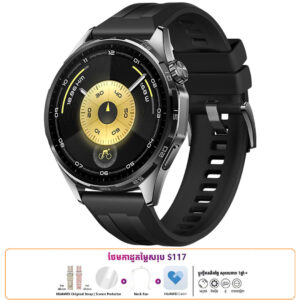 HUAWEI WATCH GT 6 46mm - Black Fluoroelastomer (In Stock)