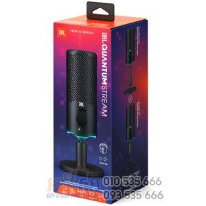 JBL Quantum Stream | Dual pattern premium USB microphone for streaming, recording and gaming