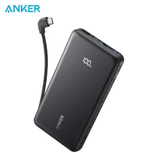 Anker Zolo Power Bank 10000mAh 22.5W white a Built-In Fast Changing USB-C cable
