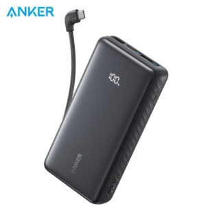 Anker Zolo Power Bank 20000mAh 22.5W white a Built-In Fast Changing USB-C cable