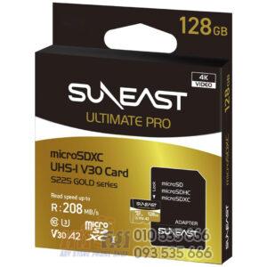 SUEAST ULTIMAT PRO MicroSDXC UHS-I V30 Card S225 GOLD 128GB