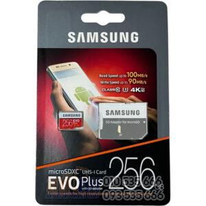 Samsung Memory microSDXC UHS-I Card, EVo Plus – 256GB