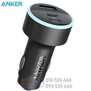 Anker 335 Car Charger, 67W, 3-Port with 2 USB-C and 1 USB-A