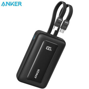 Anker Zolo Power Bank 10000mAh 35W with Built-in Dual USB-C Cable A110L