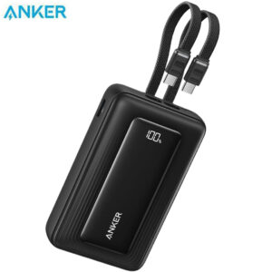 Anker Zolo Power Bank 20000mAh 45W Fast Charging Built-in Dual USB C Cable