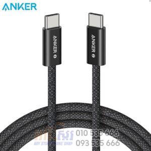 Anker Zolo USB-C to USB-C data cable (1.5 meters, 240W, braided)