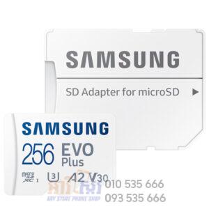 Samsung Memory microSDXC UHS-I Card, EVO Plus – 256GB 130MB/s